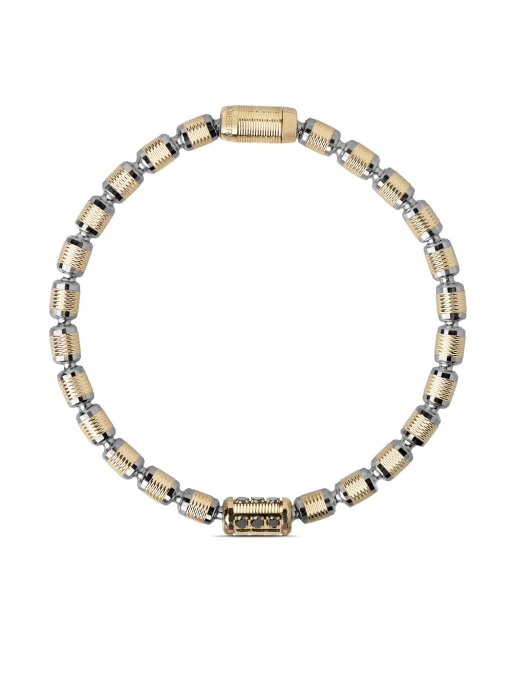 Officina Bernardi 18kt yellow gold Lumen AC diamond bracelet von Officina Bernardi