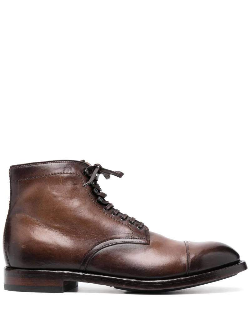 Officine Creative Anatomia 013 leather ankle boots - Brown von Officine Creative