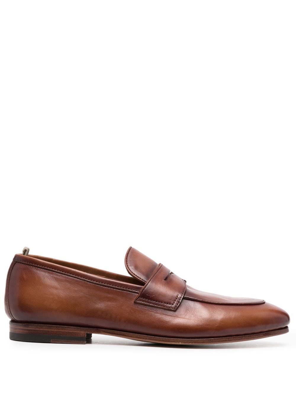 Officine Creative Barona penny-slot leather loafers - Brown von Officine Creative