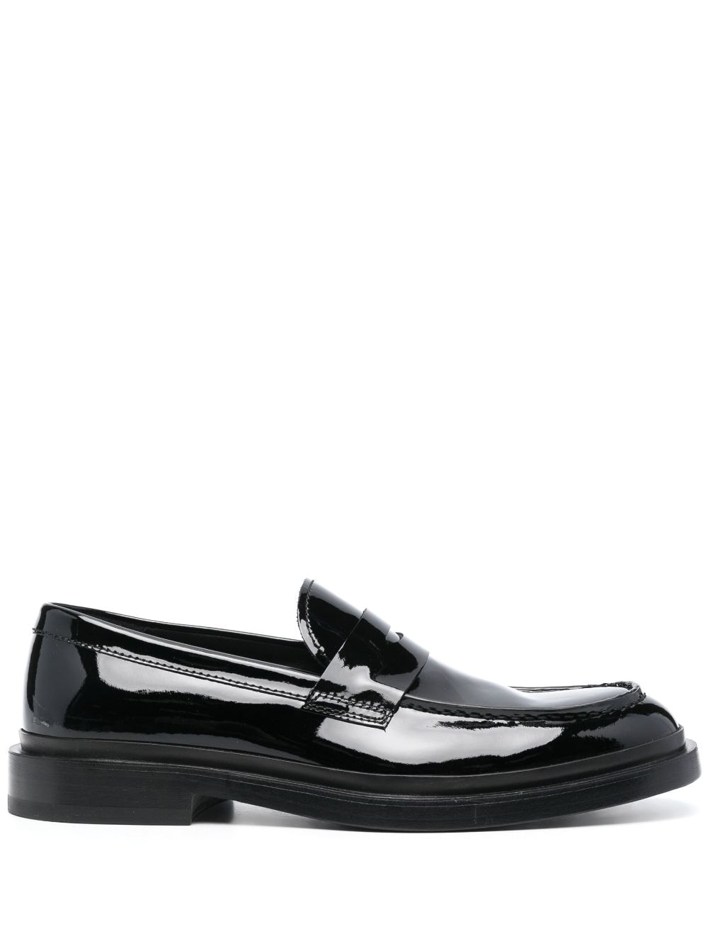 Officine Creative Concrete 009 leather loafers - Black von Officine Creative