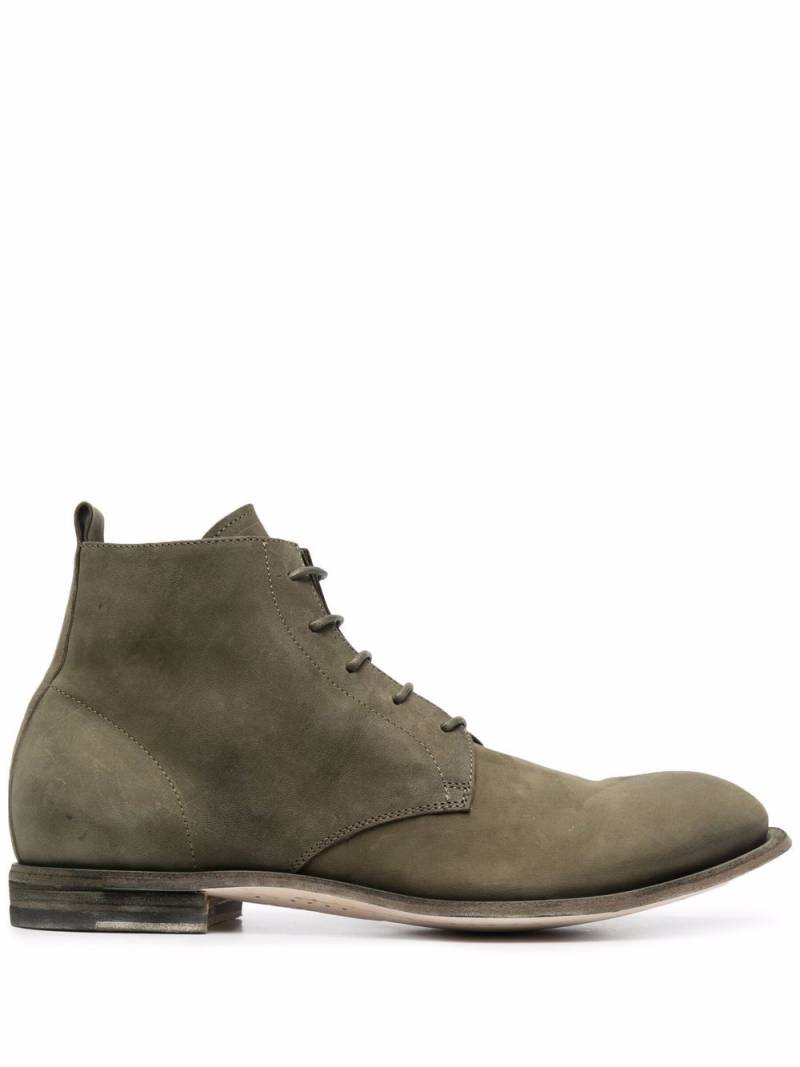 Officine Creative Durga 002 suede boots - Green von Officine Creative