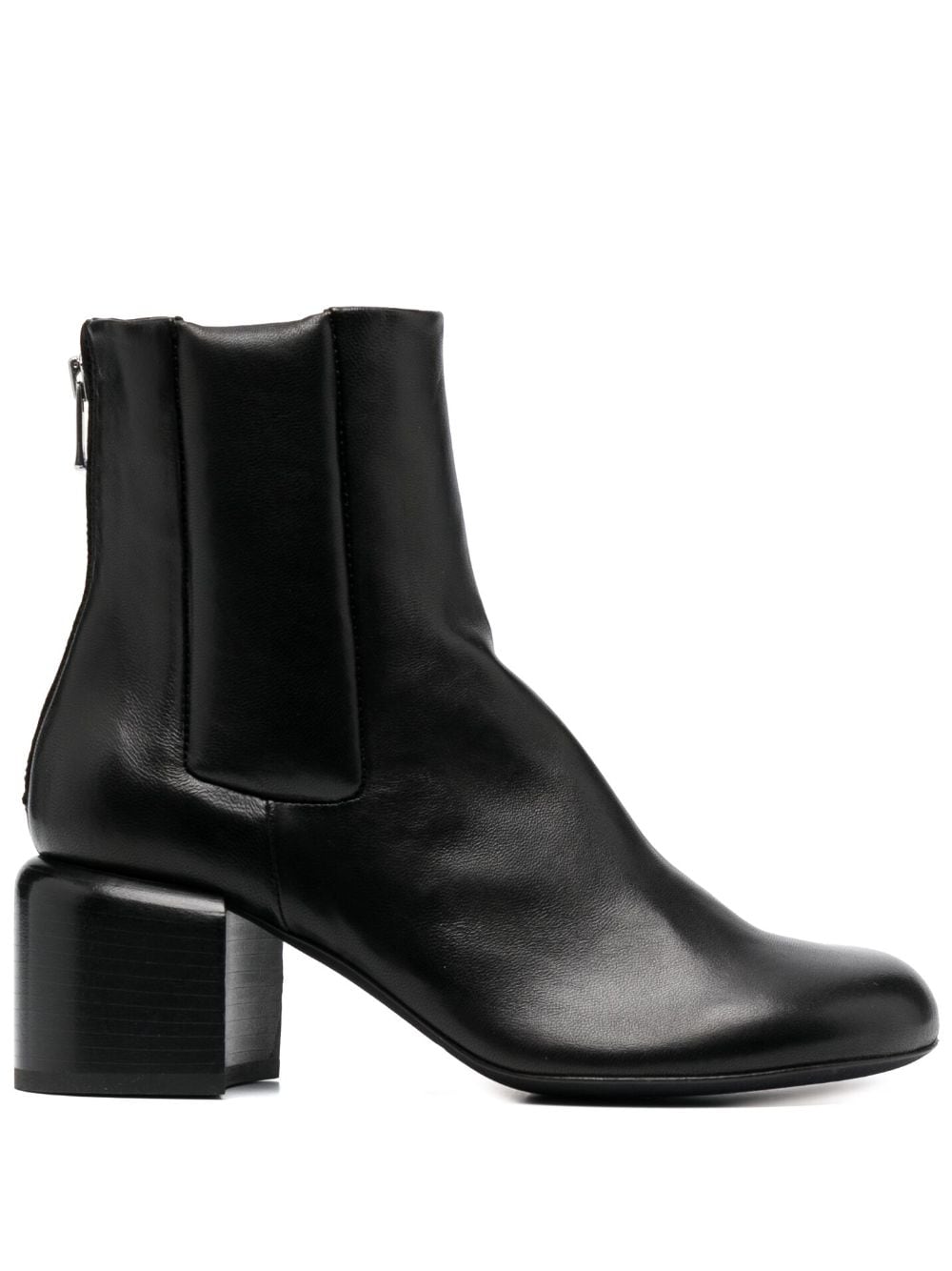 Officine Creative Ethel 003 65mm leather boots - Black von Officine Creative