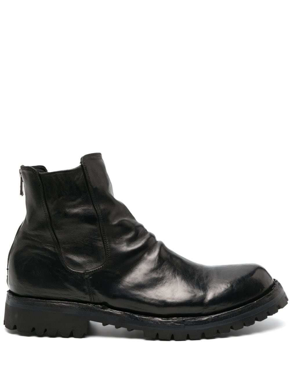 Officine Creative Ikonic 005 leather ankle boots - Black von Officine Creative