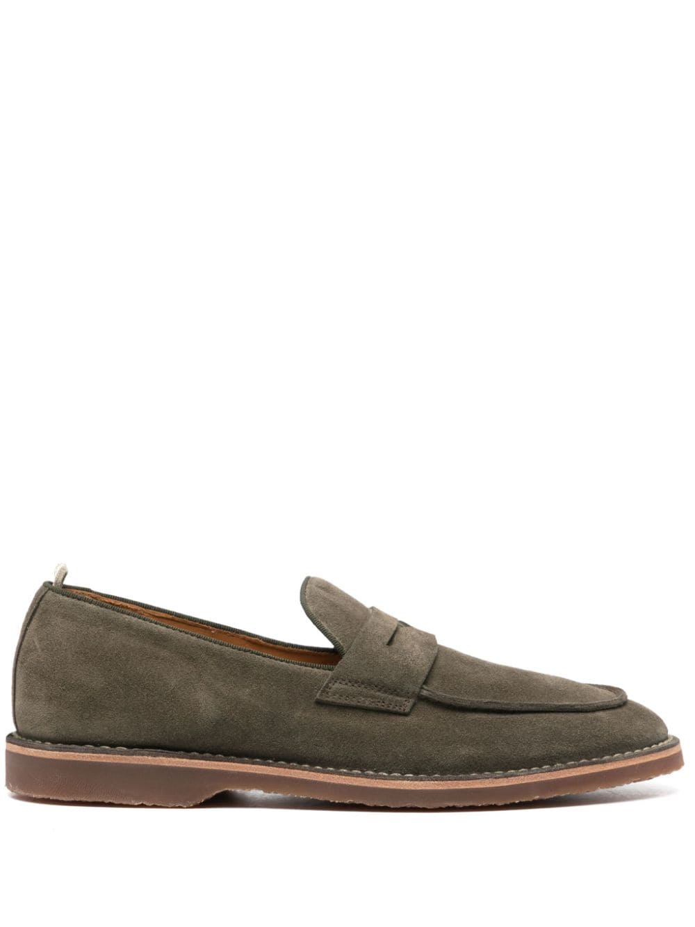 Officine Creative Kent suede loafers - Green von Officine Creative