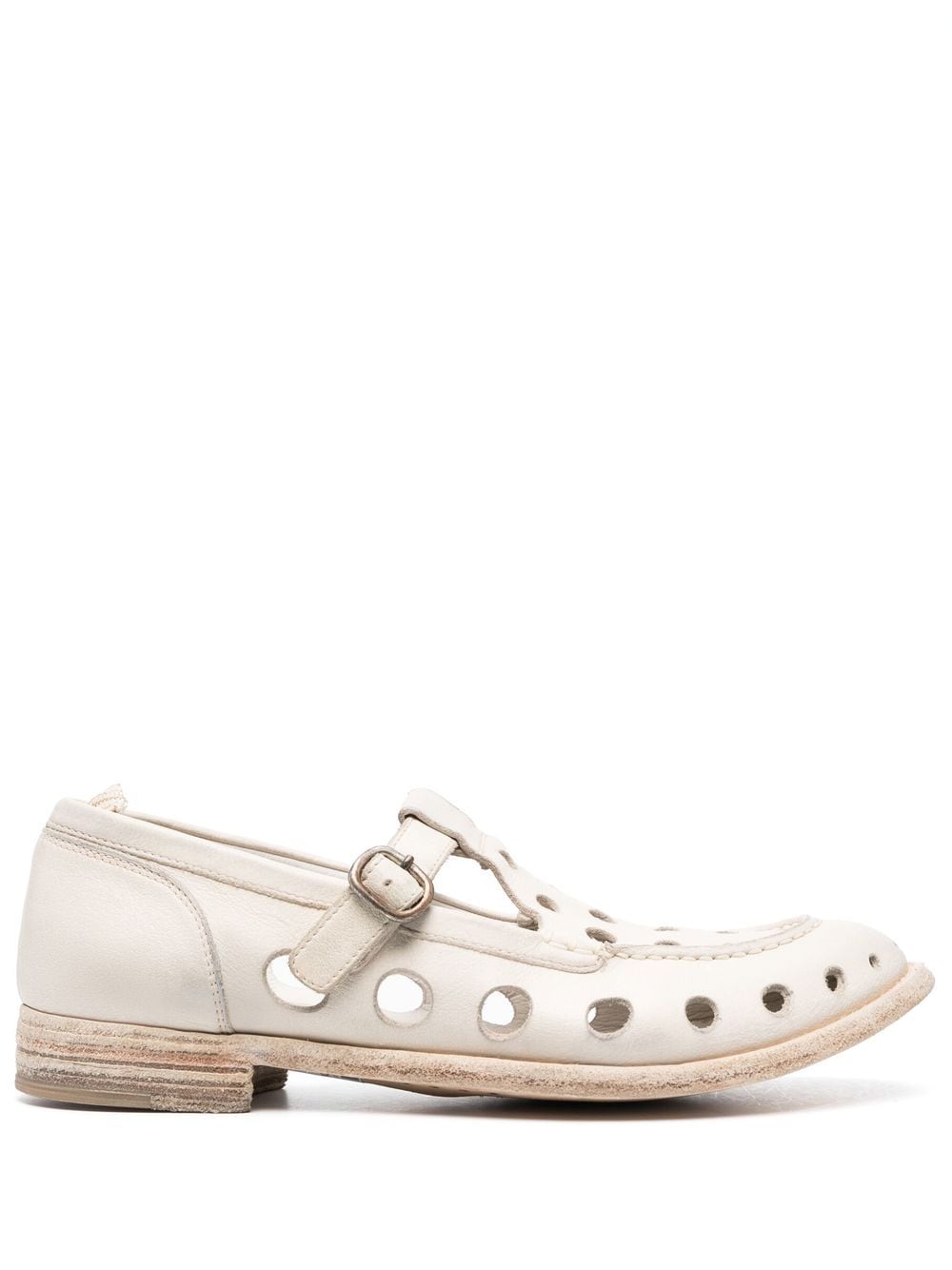 Officine Creative Lexi leather loafers - White von Officine Creative