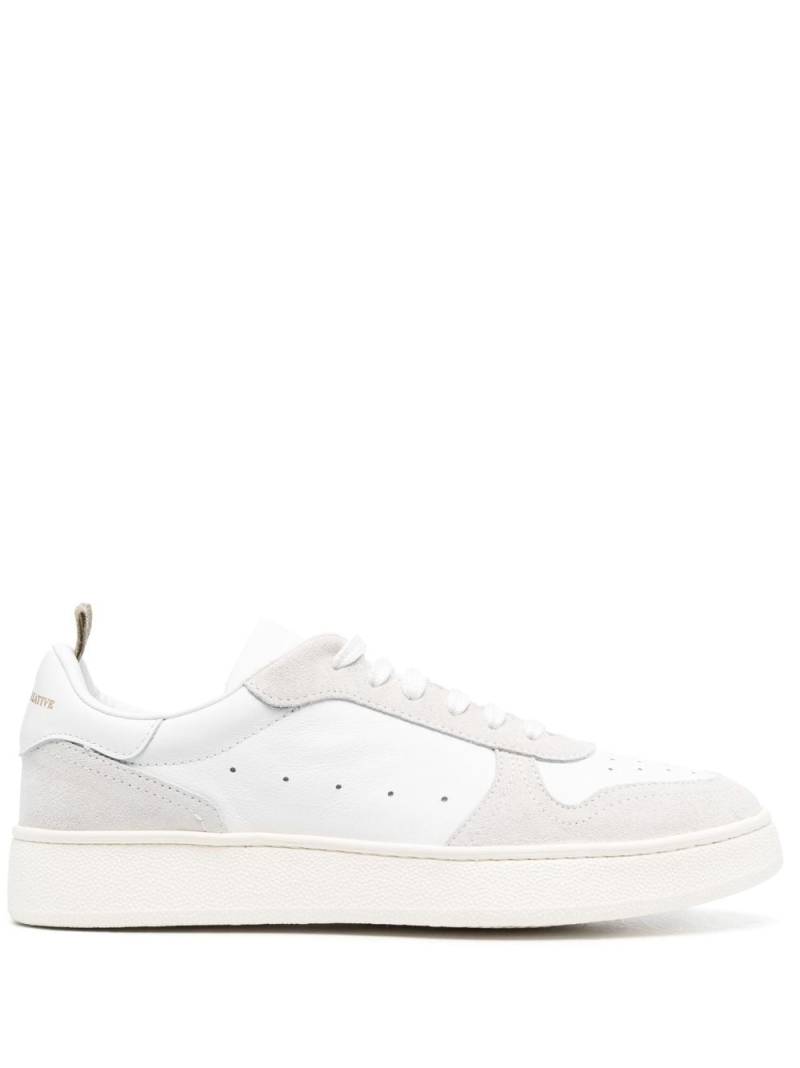 Officine Creative Mower 110 leather sneakers - White von Officine Creative