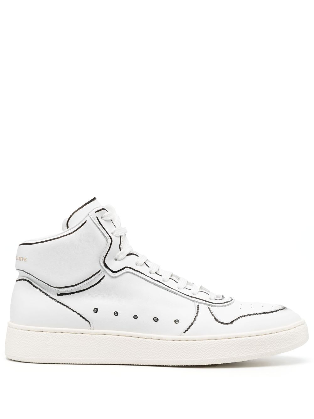 Officine Creative Mower leather sneakers - White von Officine Creative