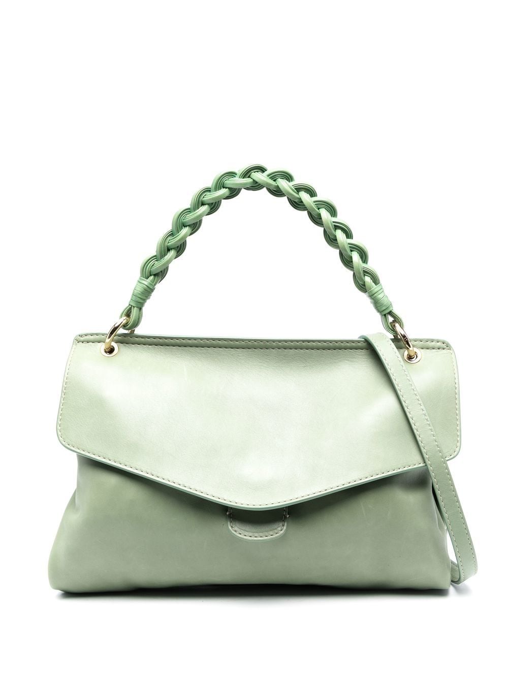 Officine Creative Nolita woven-handle shoulder bag - Green von Officine Creative