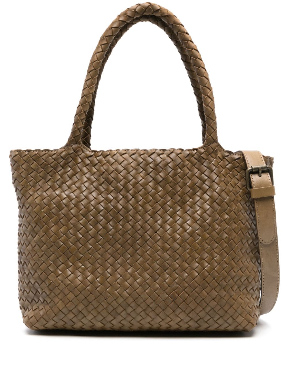 Officine Creative OC Class 48 woven-leather tote bag - Neutrals von Officine Creative