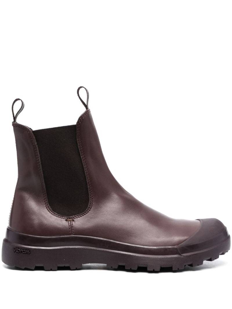 Officine Creative Pallet 107 leather ankle boots - Brown von Officine Creative