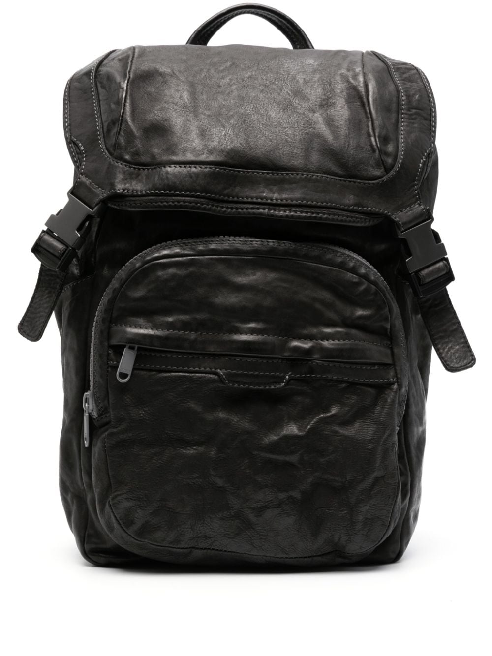 Officine Creative Recruit 006 leather backpack - Grey von Officine Creative
