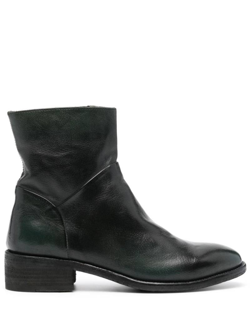 Officine Creative Seline 020 leather boots - Green von Officine Creative