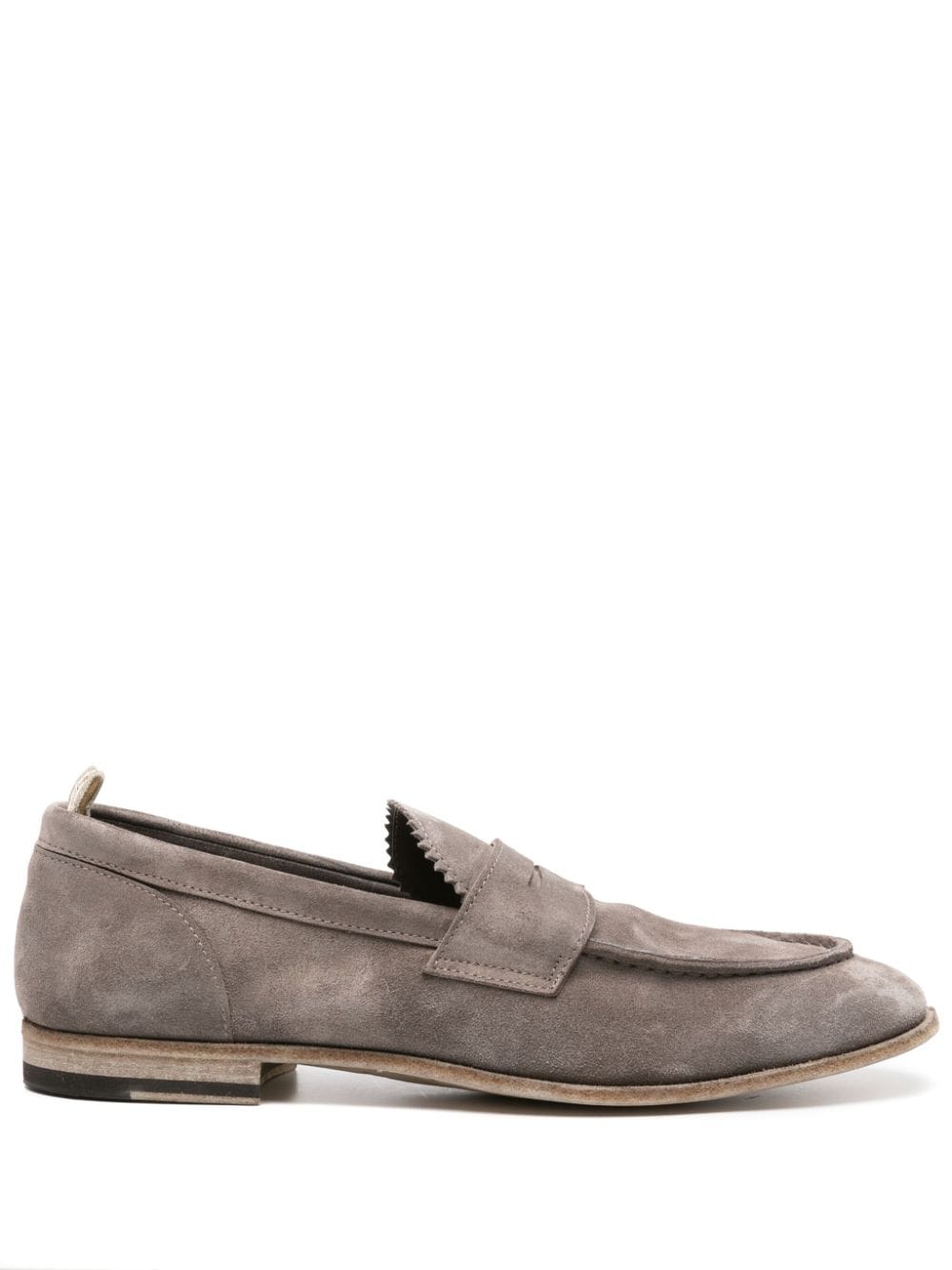 Officine Creative Solitude 001 suede penny loafers - Grey von Officine Creative