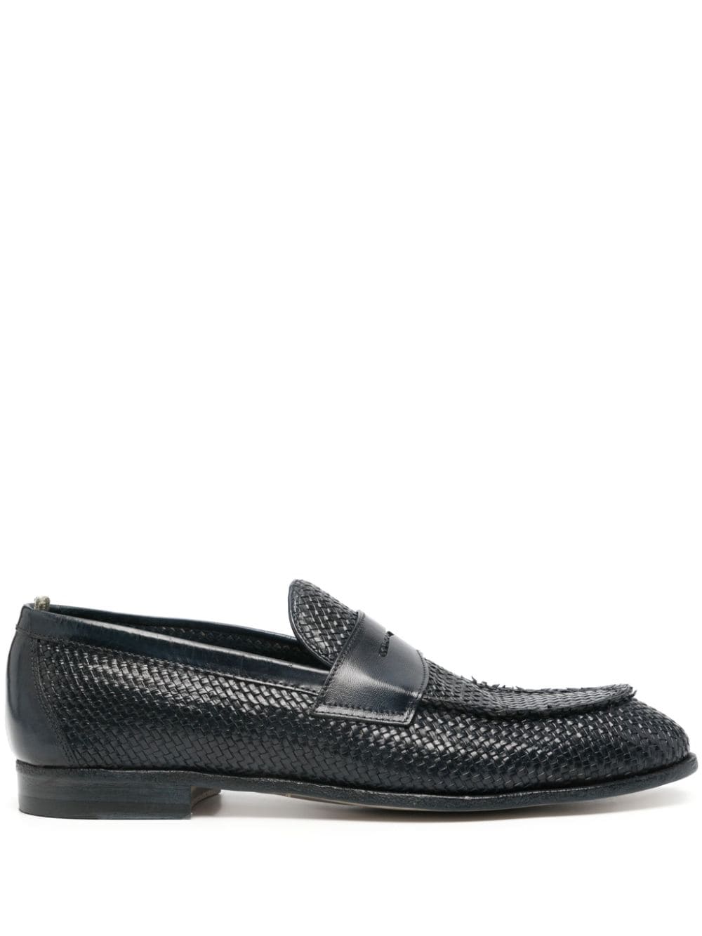 Officine Creative Solitude 005 leather loafers - Blue von Officine Creative