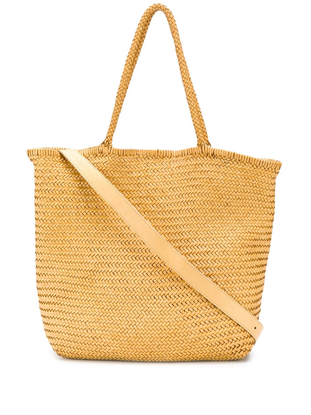 Officine Creative Susan 02 woven bag - Yellow von Officine Creative