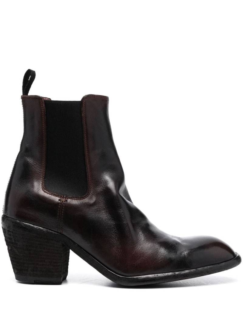 Officine Creative Sydne leather boots - Brown von Officine Creative
