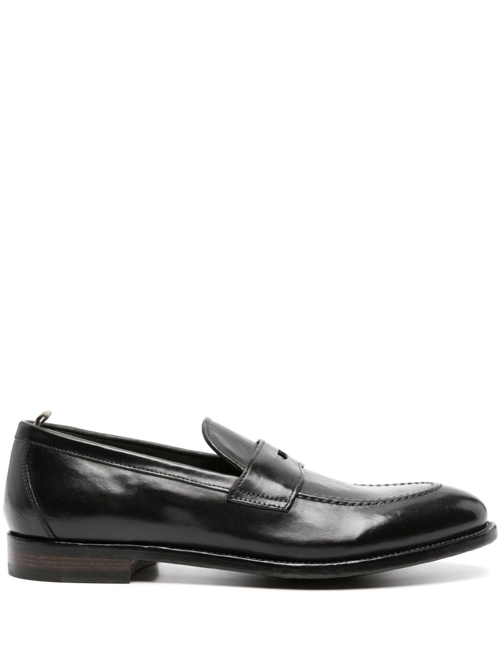 Officine Creative Tulane 003 leather penny loafers - Black von Officine Creative