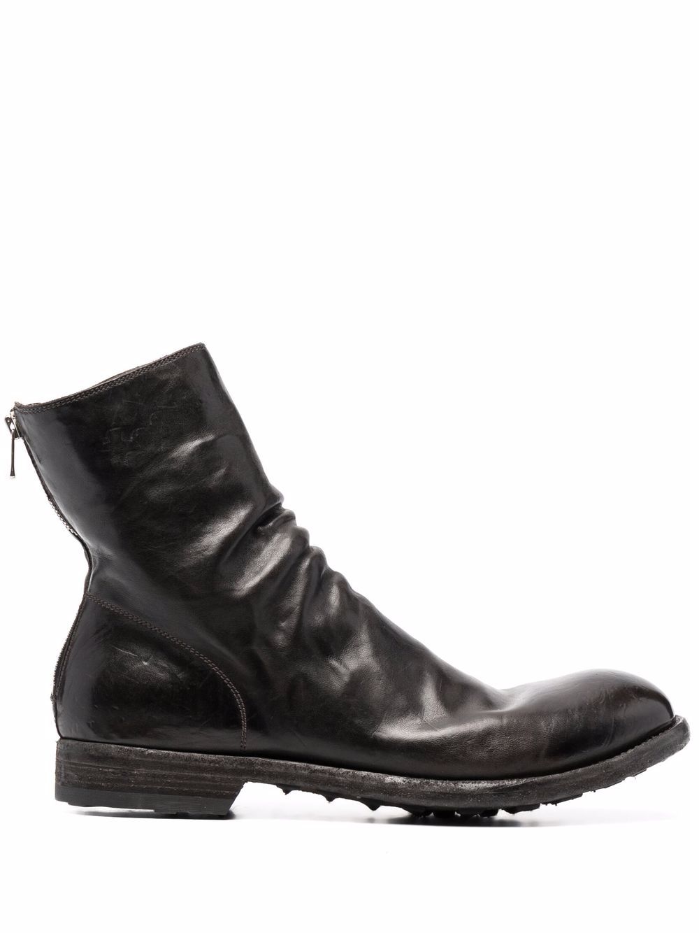 Officine Creative arbus zipped-leather boots - Brown von Officine Creative