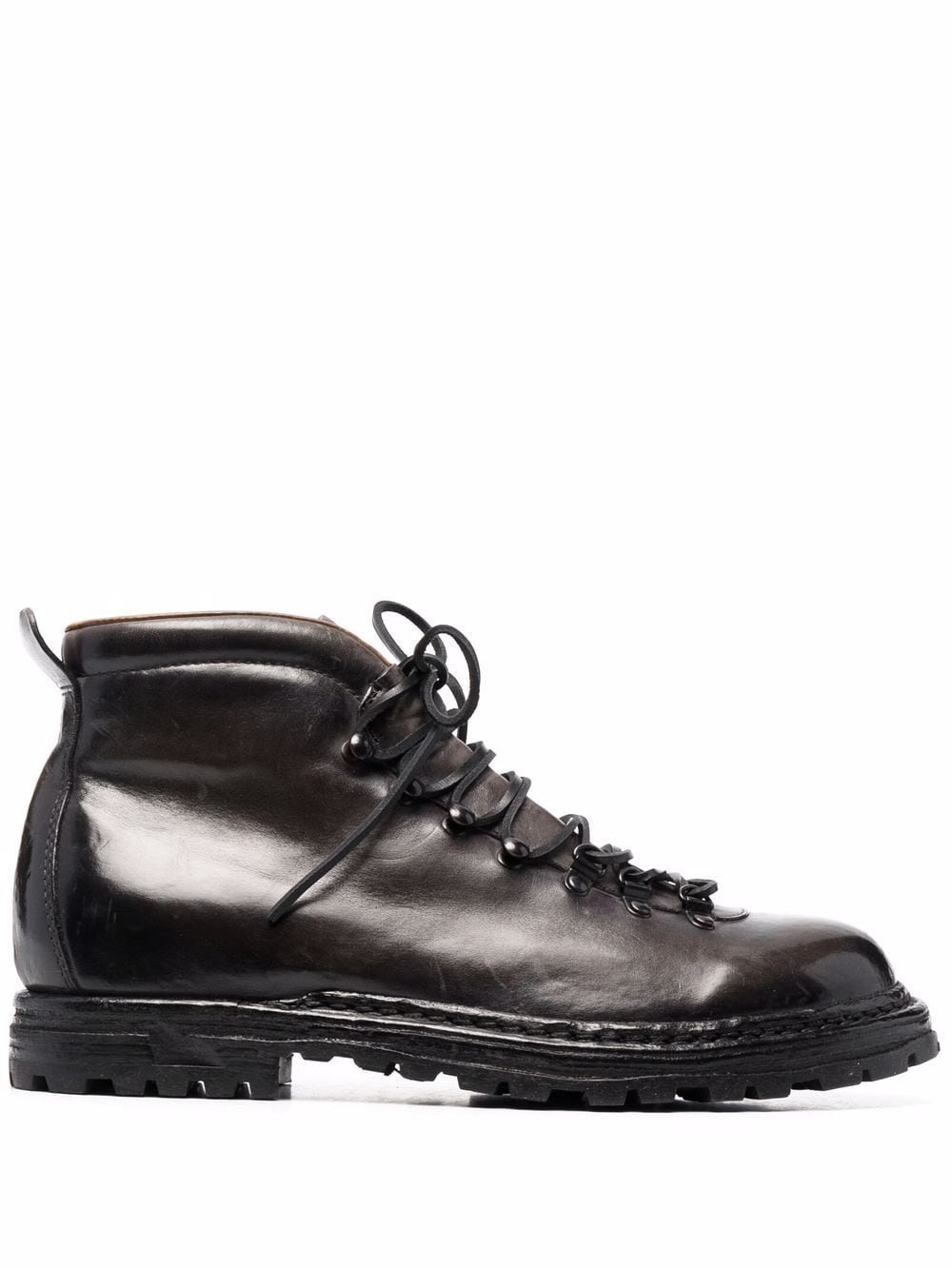 Officine Creative arctic leather lace-up boots - Grey von Officine Creative