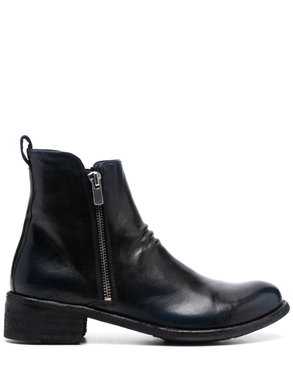 Officine Creative block-heel leather boots - Black von Officine Creative