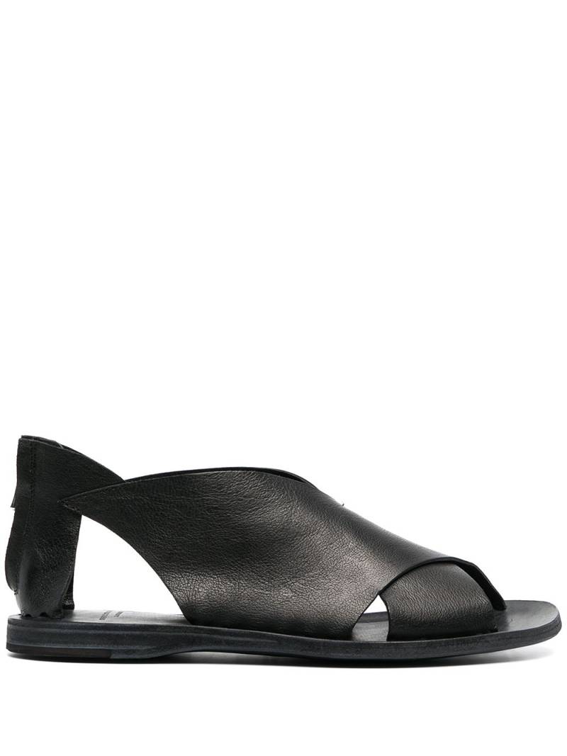 Officine Creative crossover flat sandals - Black von Officine Creative