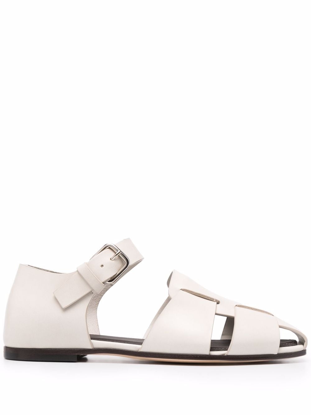 Officine Creative cut-out leather sandals - White von Officine Creative