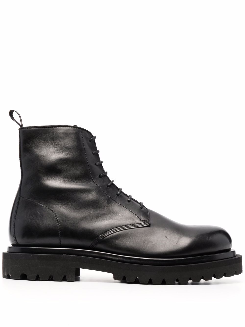Officine Creative eventual polished leather boots - Black von Officine Creative