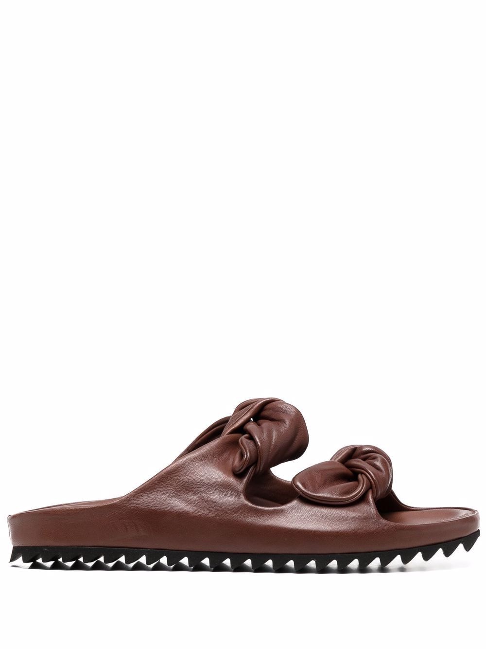 Officine Creative knotted-strap sandals - Brown von Officine Creative