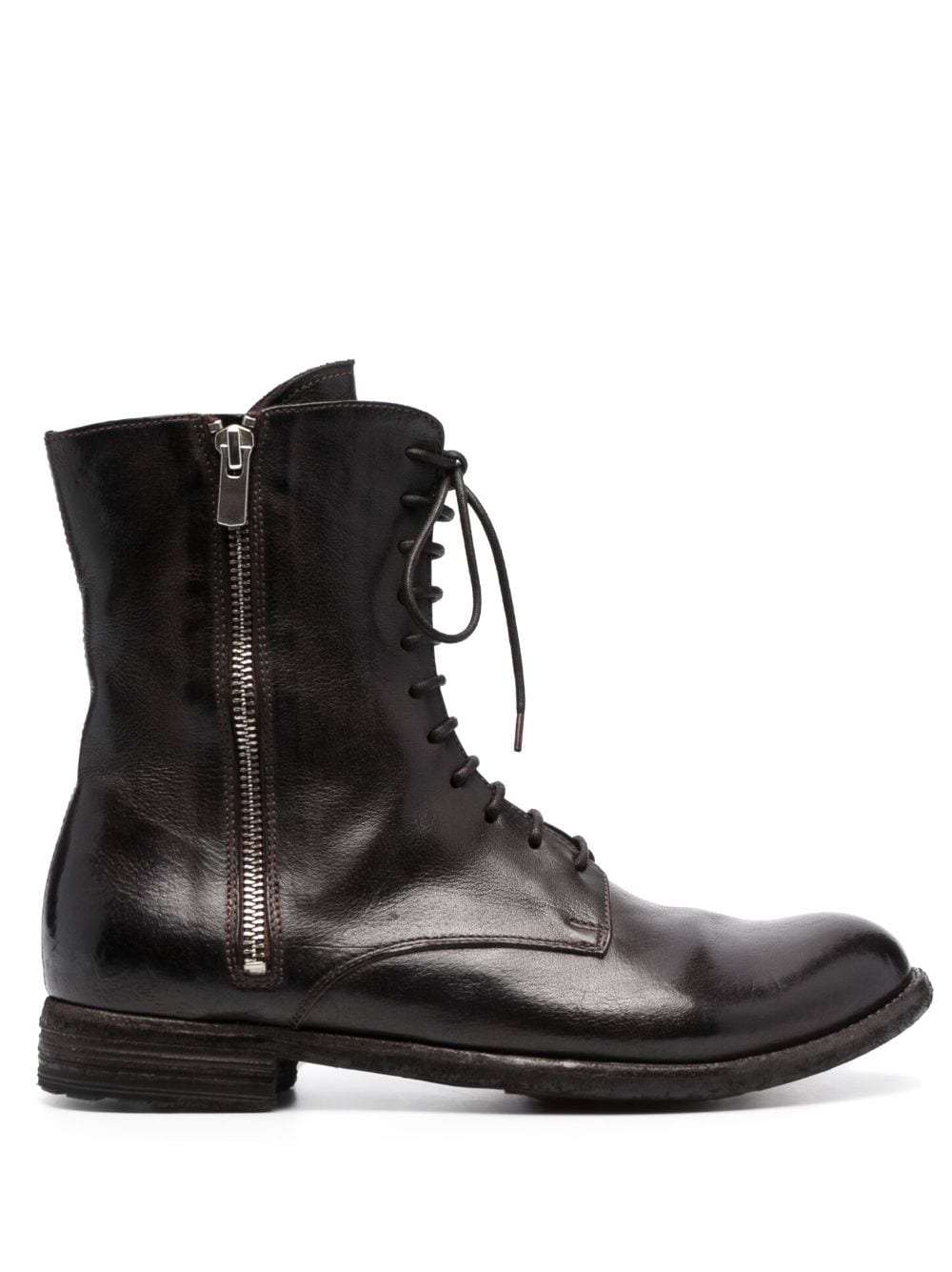 Officine Creative lace-up leather boots - Brown von Officine Creative