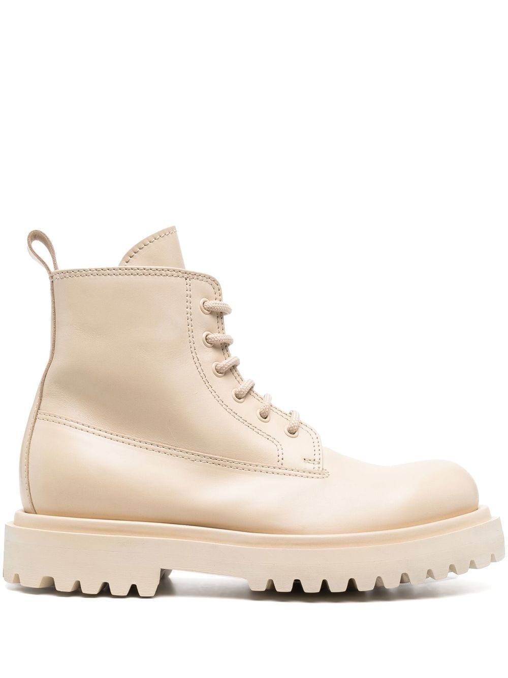 Officine Creative lace-up leather boots - Neutrals von Officine Creative