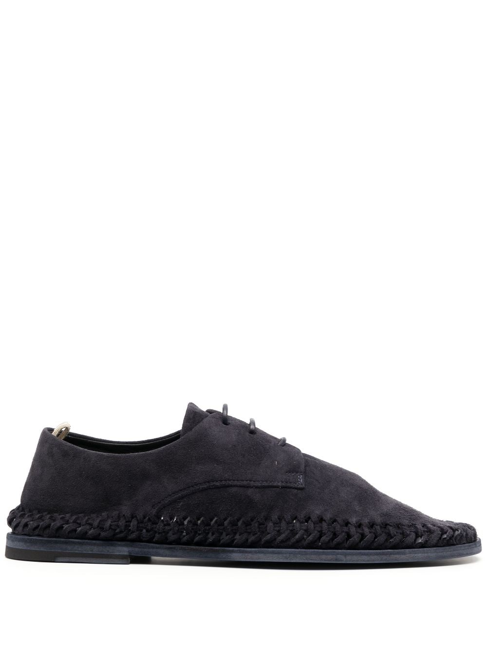 Officine Creative lace-up suede brogues - Blue von Officine Creative