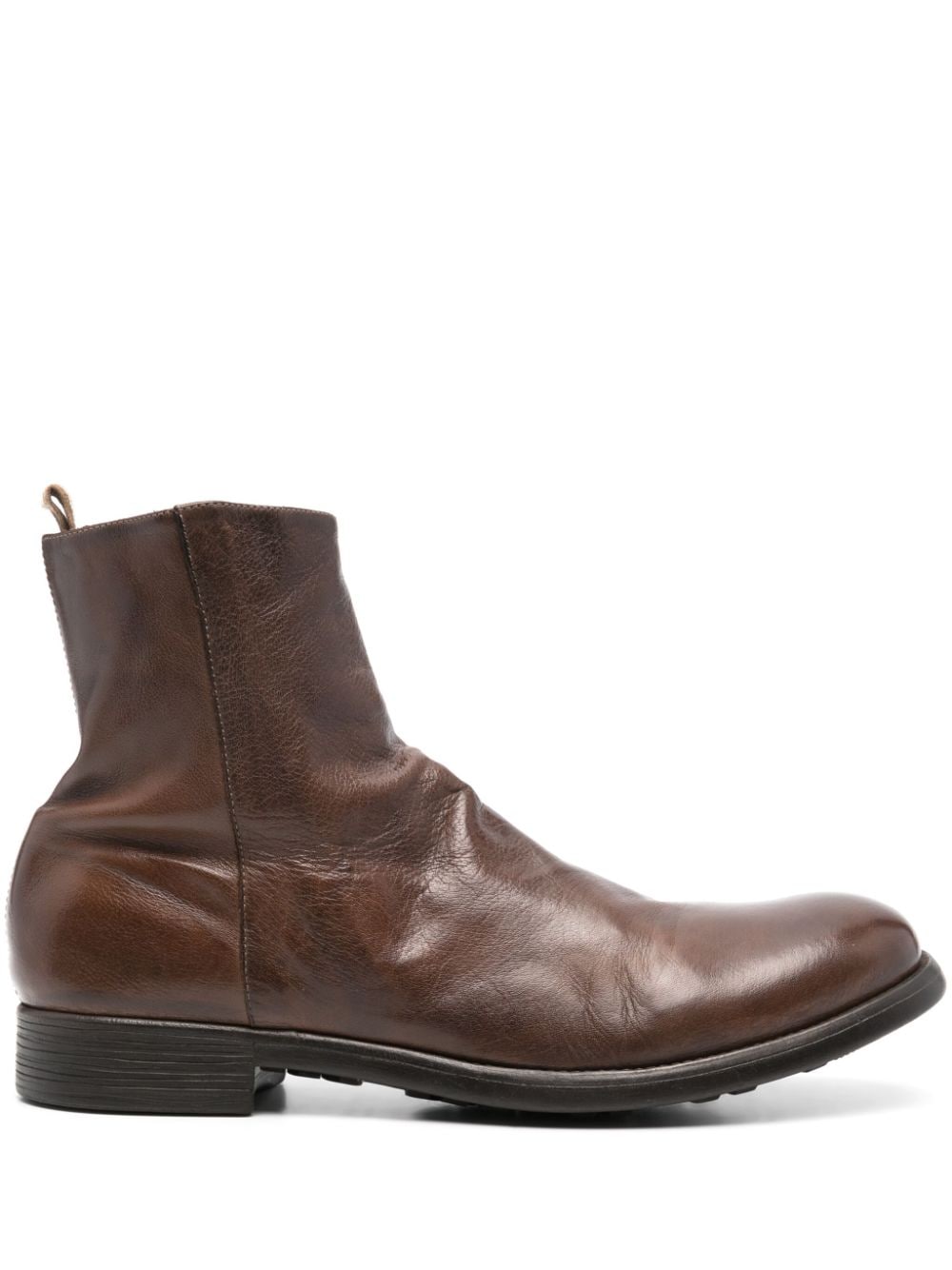 Officine Creative leather ankle boots - Brown von Officine Creative