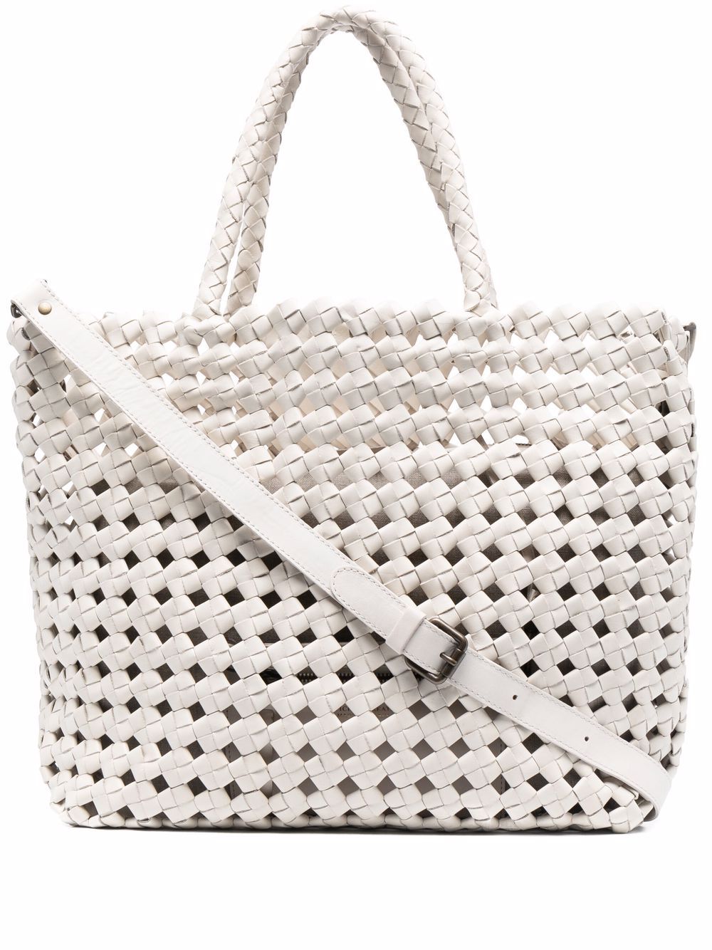 Officine Creative leather tote bag - White von Officine Creative