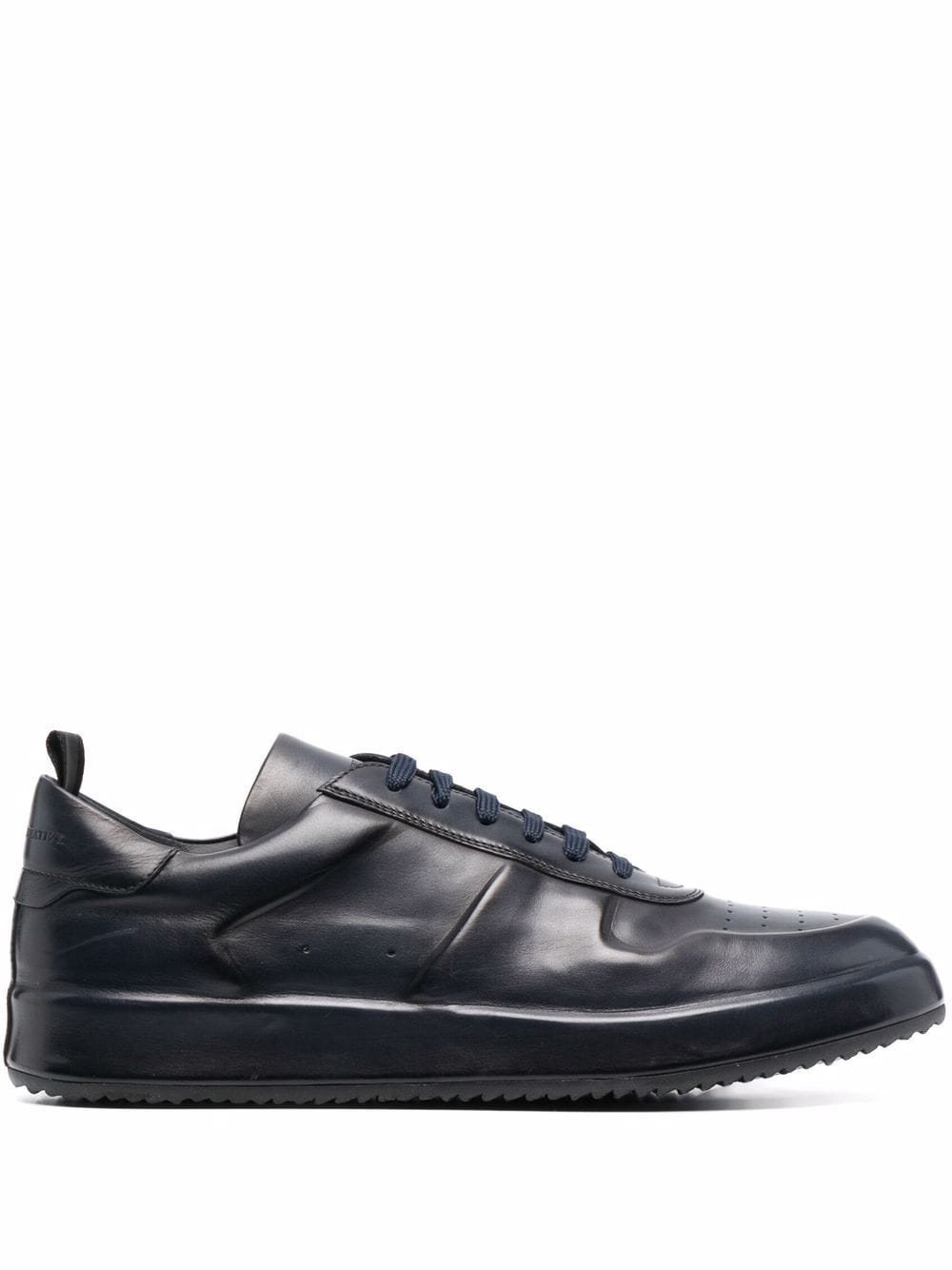 Officine Creative panelled low-top leather sneakers - Blue von Officine Creative