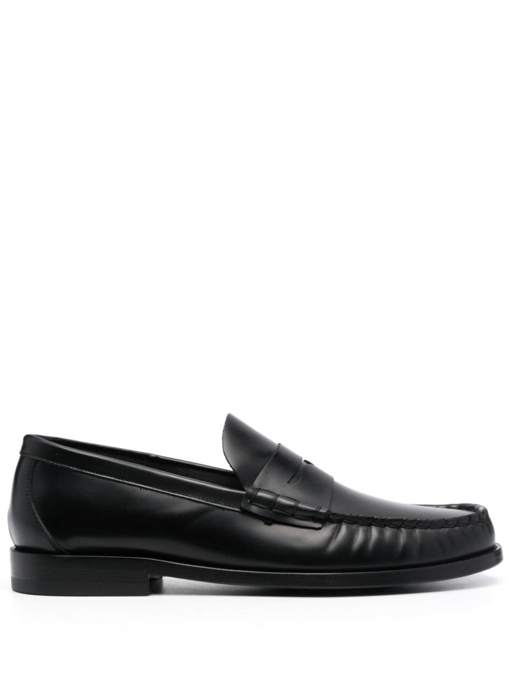 Officine Creative penny-slot leather loafers - Black von Officine Creative