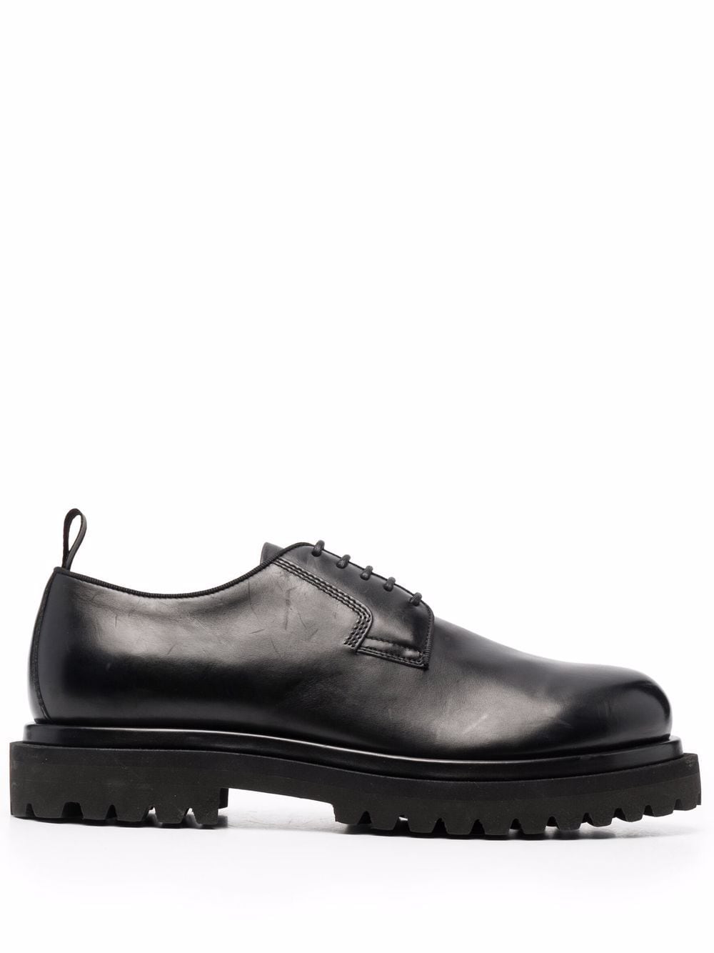 Officine Creative polished leather derby shoes - Black von Officine Creative