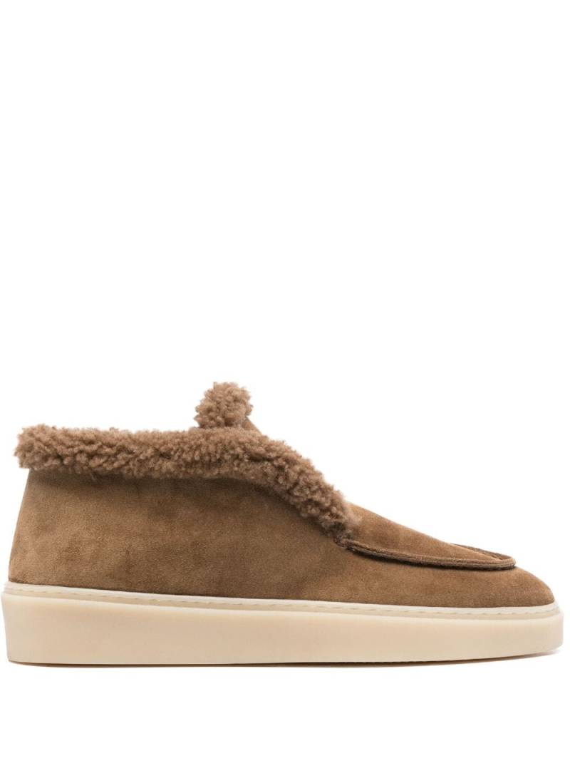 Officine Creative slip-on suede boots - Brown von Officine Creative