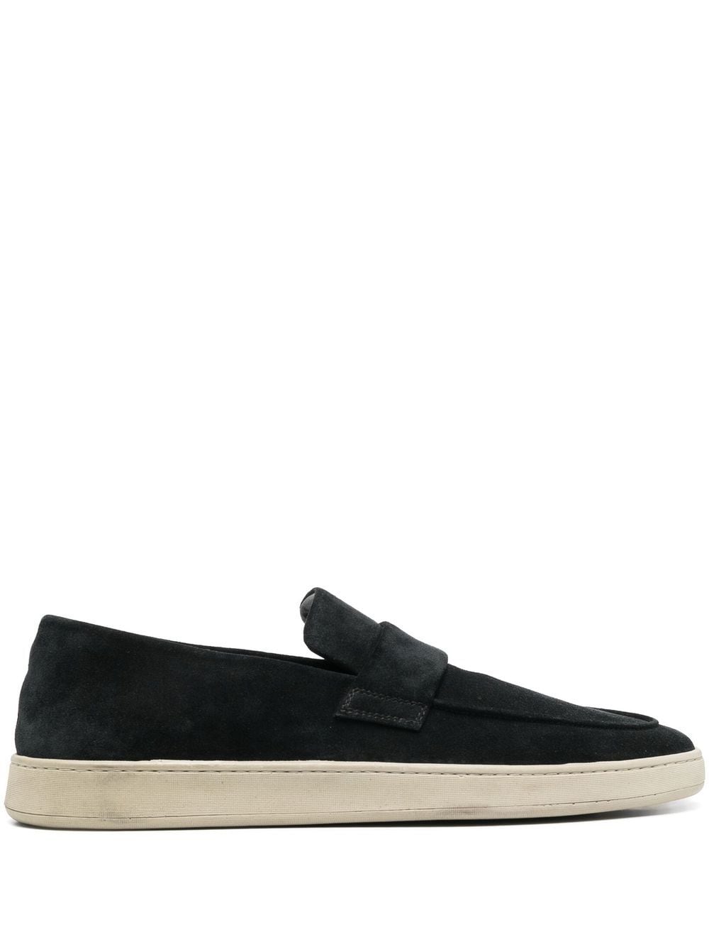 Officine Creative slip-on suede penny loafers - Black von Officine Creative