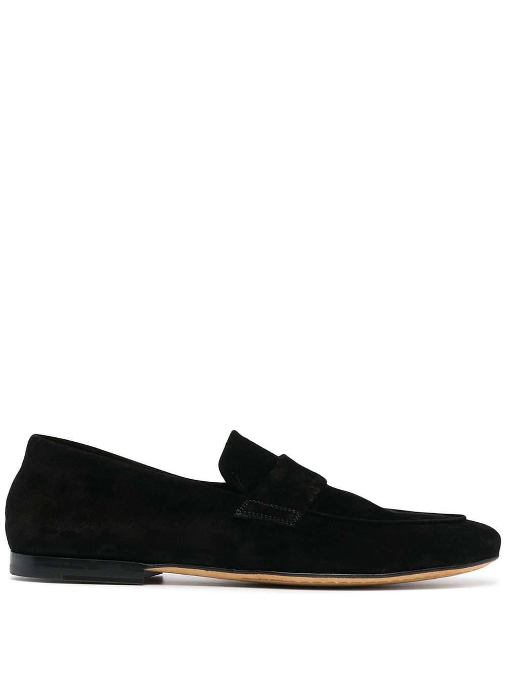 Officine Creative suede penny loafers - Black von Officine Creative