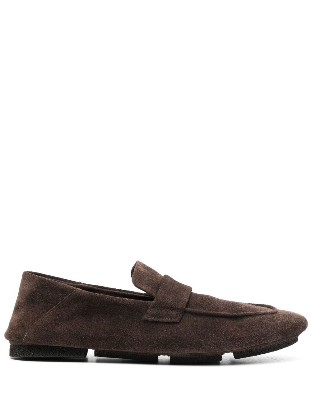 Officine Creative suede slip-on loafers - Brown von Officine Creative