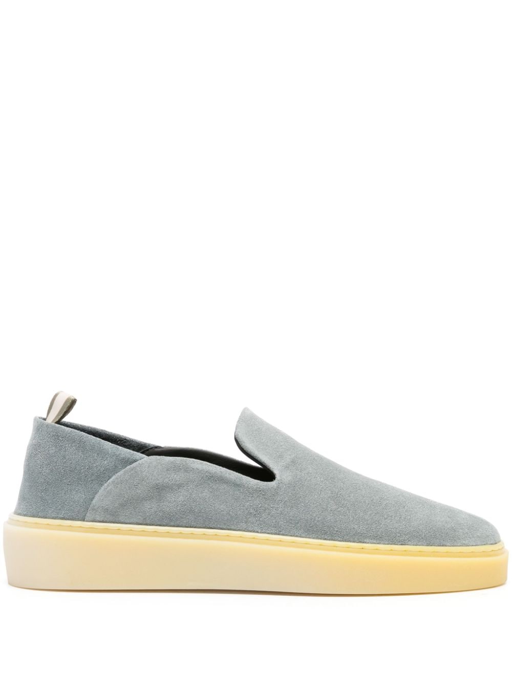 Officine Creative suede slip-on sneakers - Green von Officine Creative