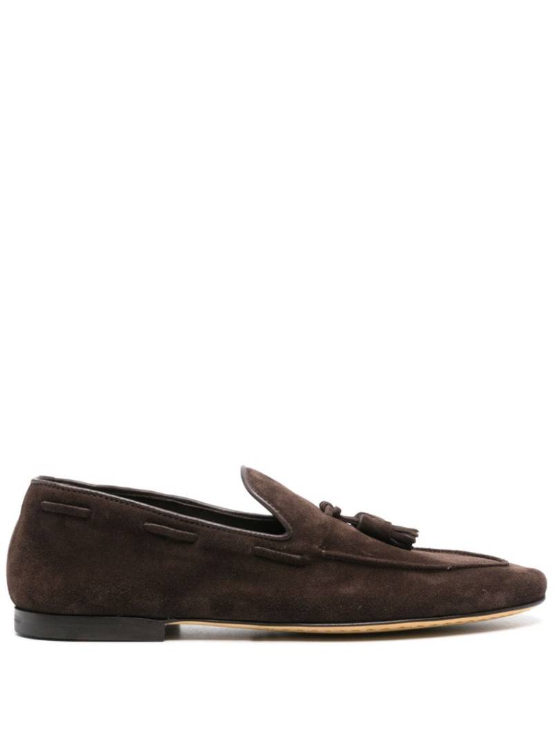 Officine Creative tassel-detailed suede loafers - Brown von Officine Creative