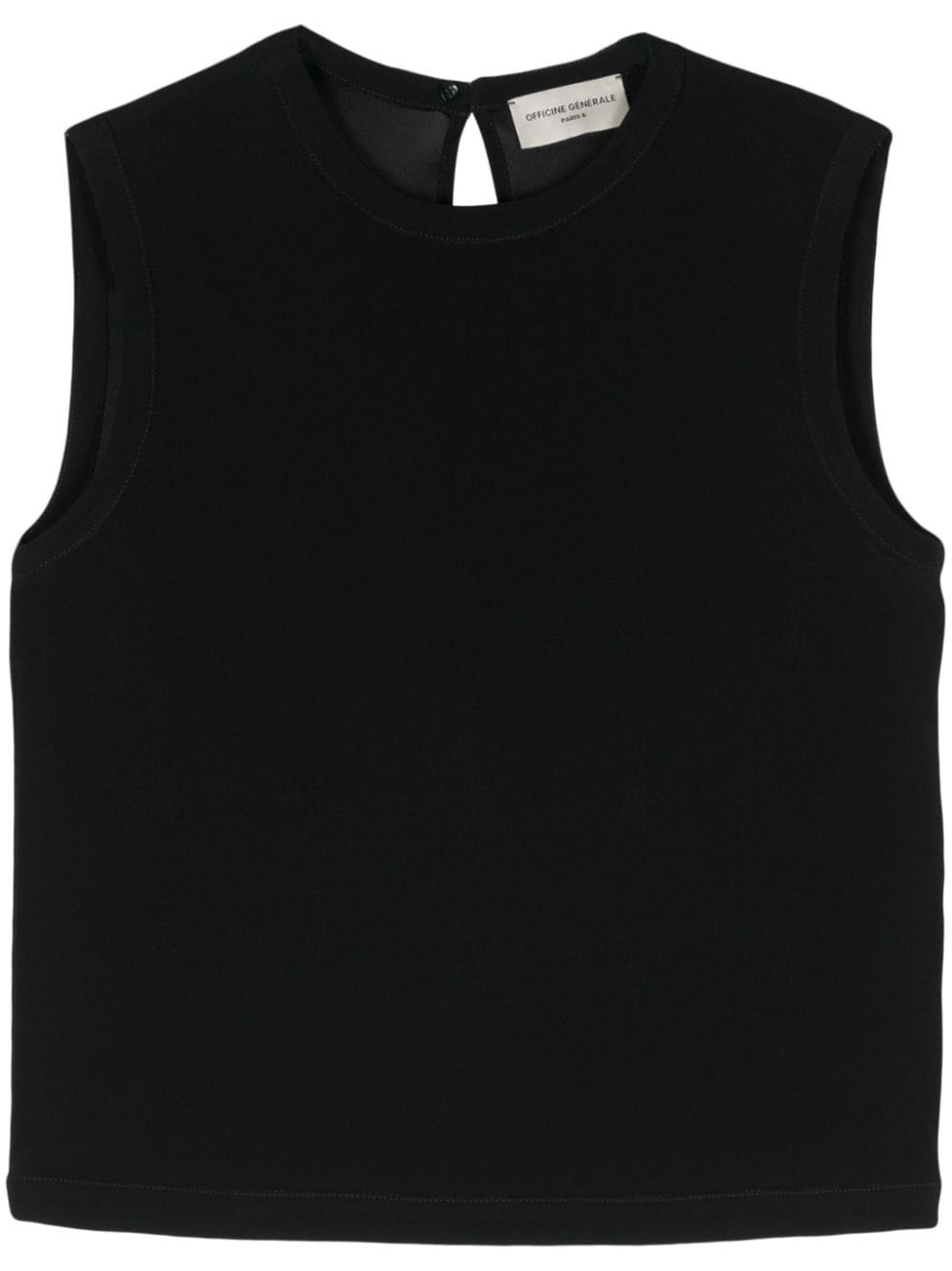 Officine Generale Grace sleeveless top - Black von Officine Generale