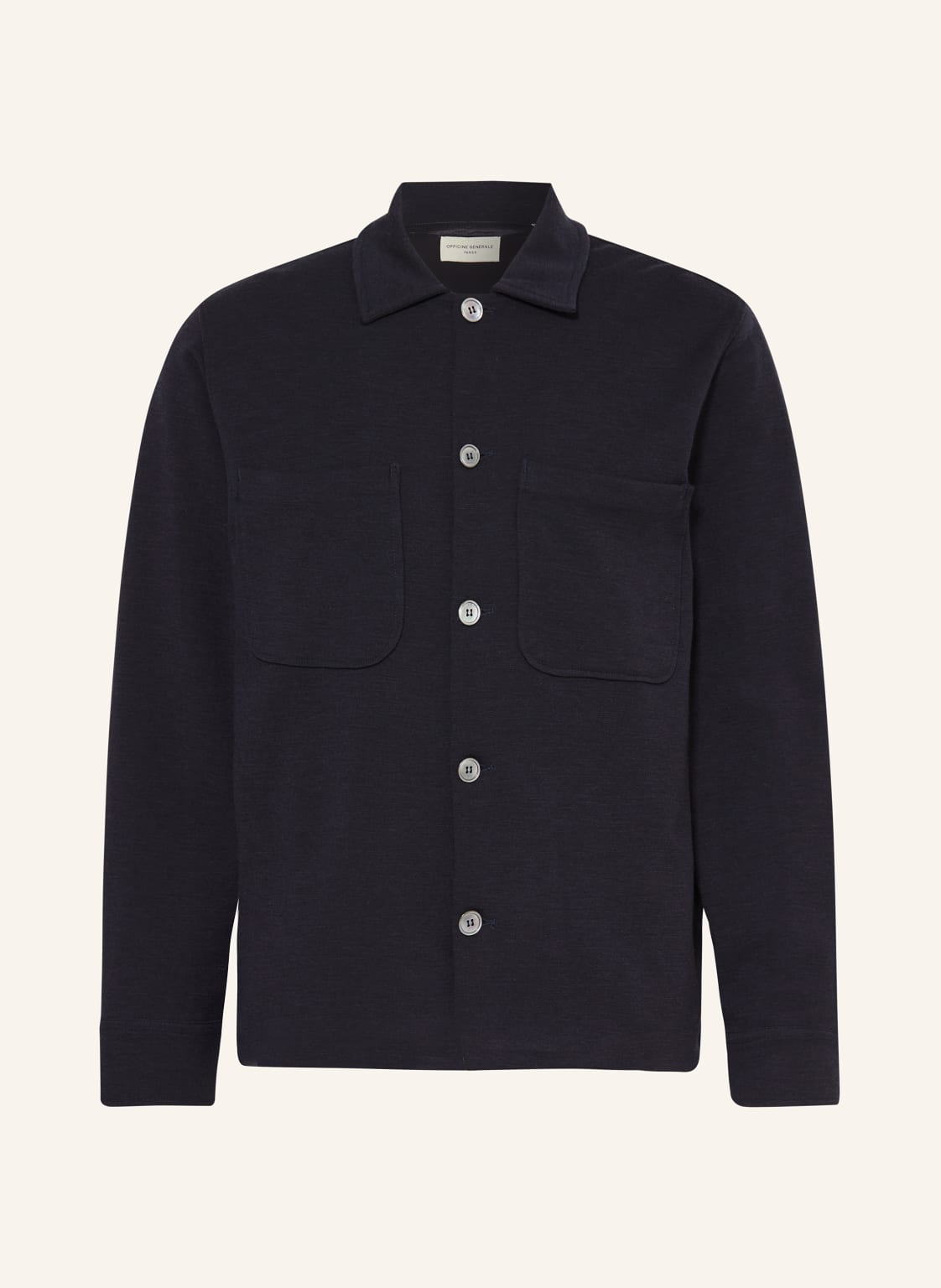 Officine Générale Jersey-Overjacket Harrison blau Officine Générale Jersey-Overjacket Harrison blau von Officine Générale