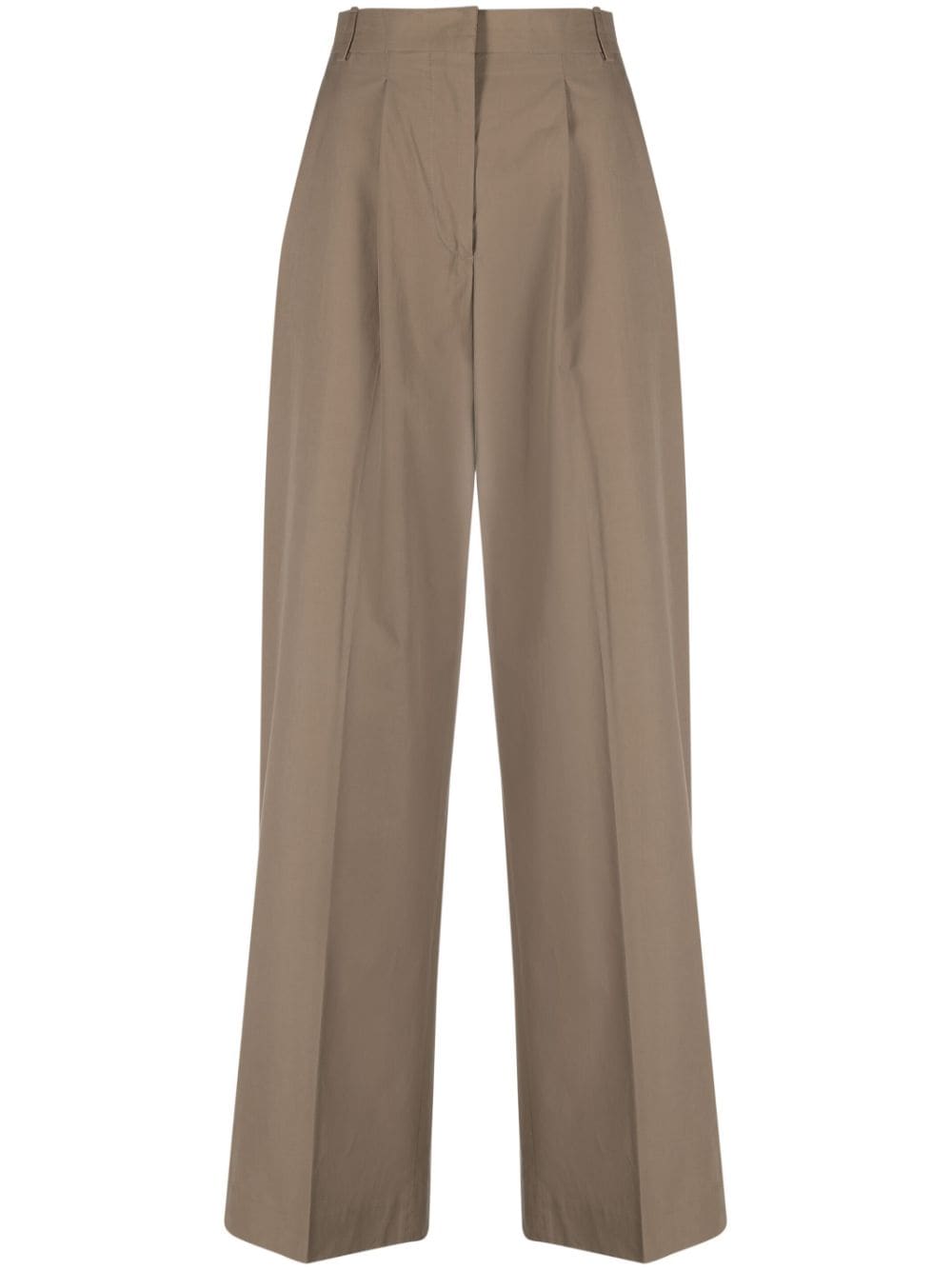 Officine Generale New Sophie wide-leg trousers - Brown von Officine Generale