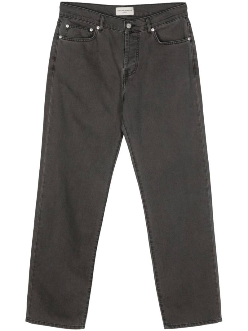 Officine Generale Tyler straight-leg jeans - Grey von Officine Generale