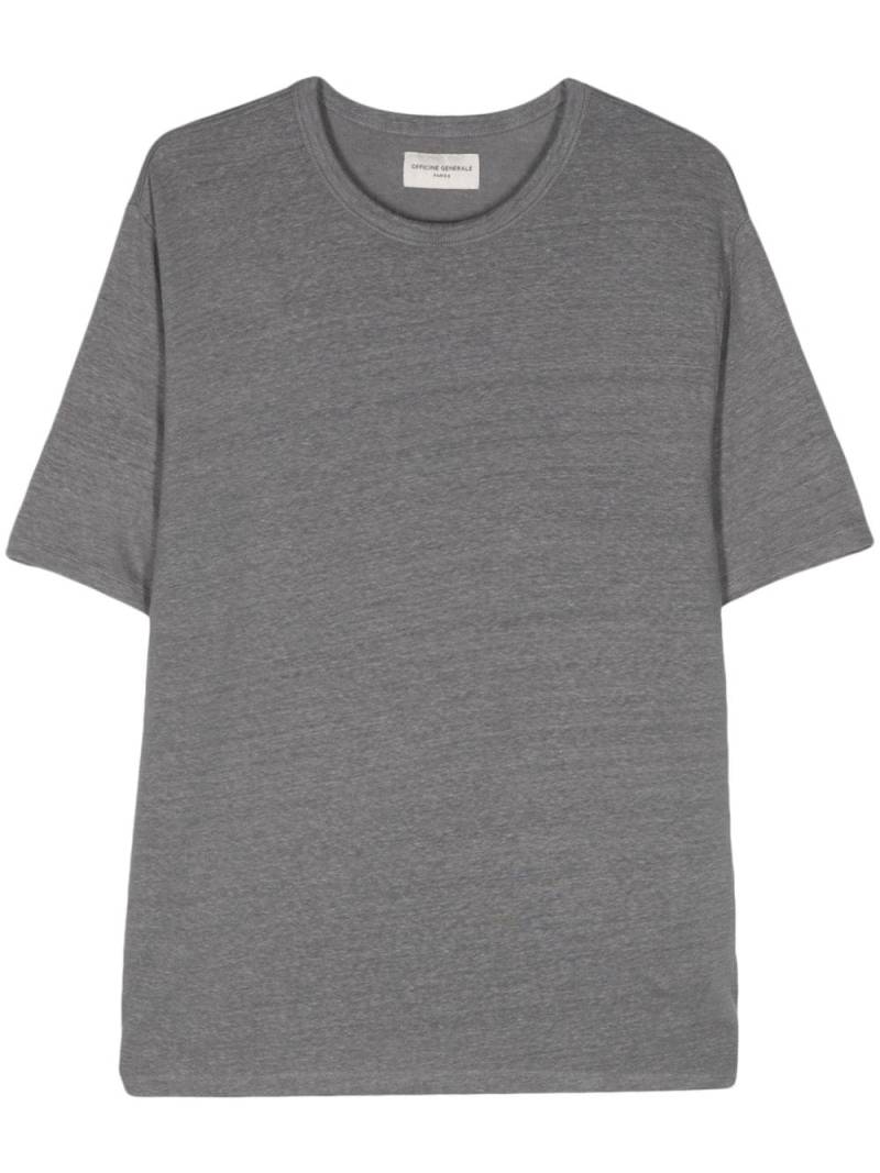 Officine Generale round-neck T-shirt - Grey von Officine Generale