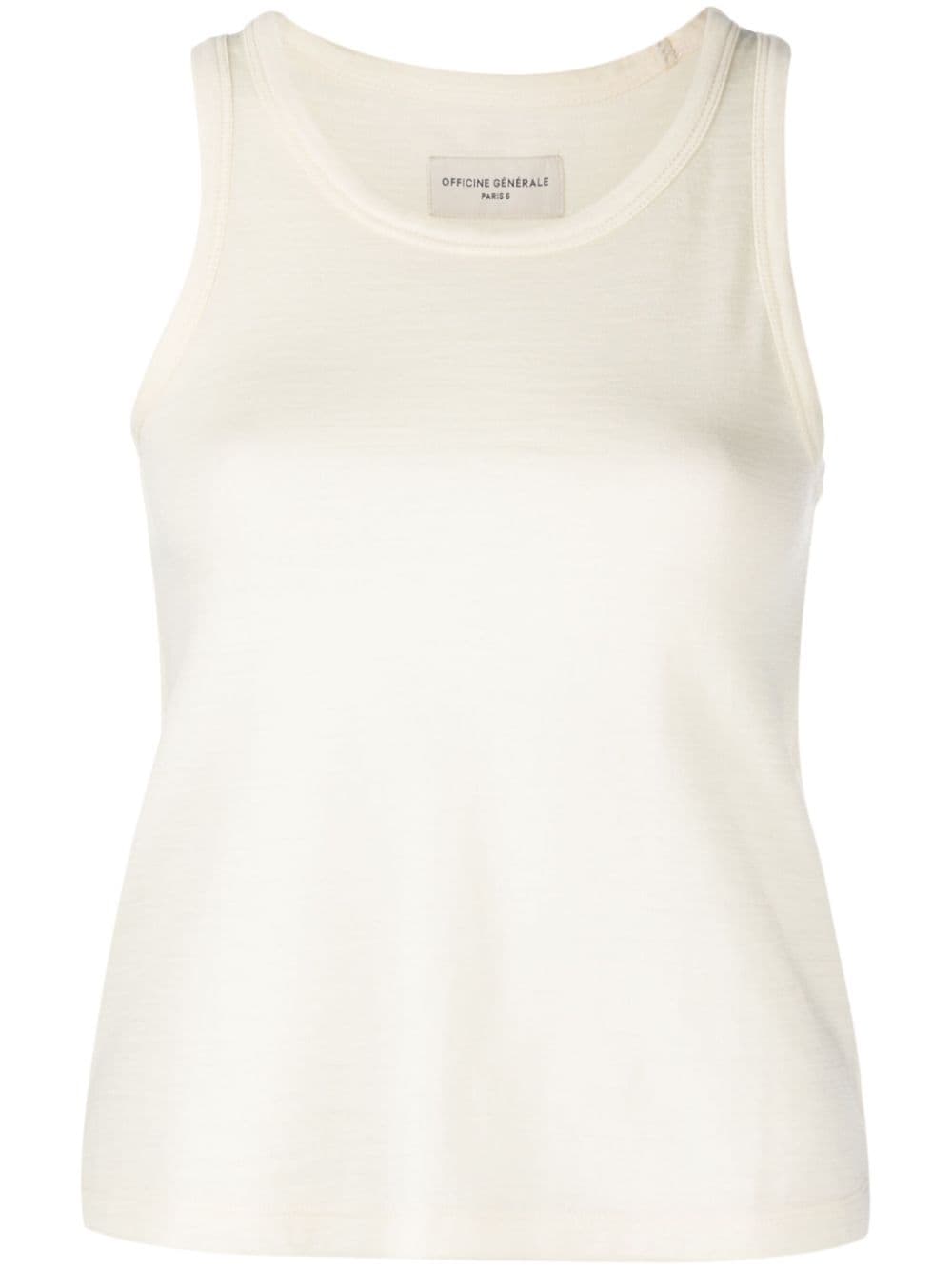 Officine Generale sleeveless knitted top - Neutrals von Officine Generale