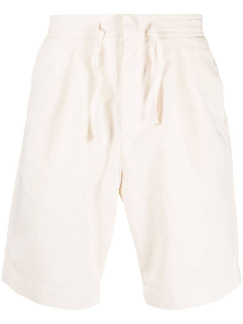 Officine Generale straight-leg chino shorts - Neutrals von Officine Generale