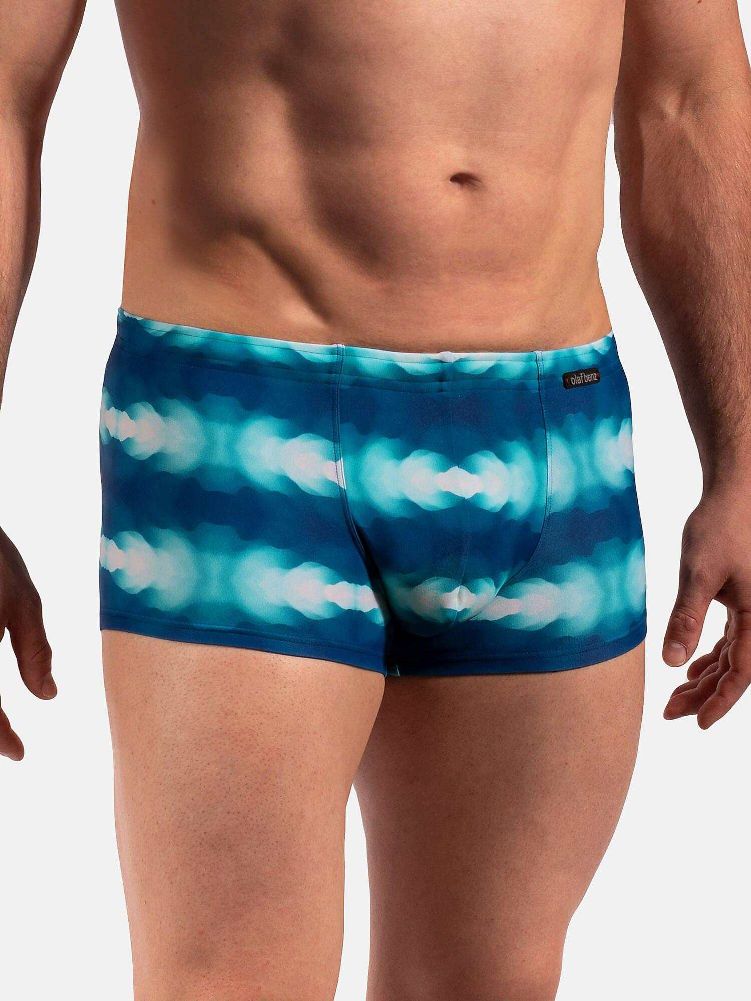 Badeshorty Herren Blau L von Olaf benz